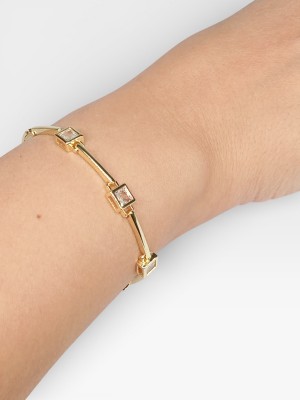 ÇELİK BİLEKLİK BAGET TAŞLI 14K VIP SERISI ÇELİK BİLEKLİK BAGET TAŞLI 14K VIP SERISI